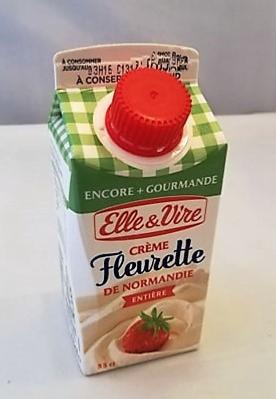 Crème Fleurette entière 33cl Elle&Vire