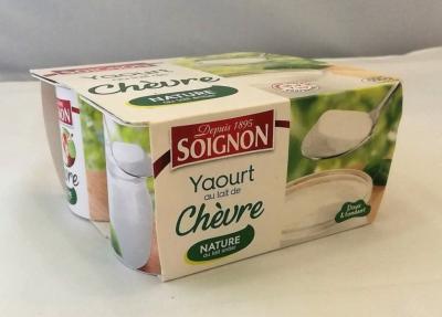 Yaourt chèvre 4x125gr Soignon