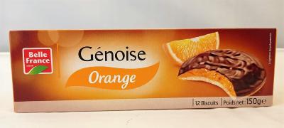 Génoises chocolat/orange 150gr BF