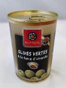 Olives vertes amandes 280gr Mont Péral