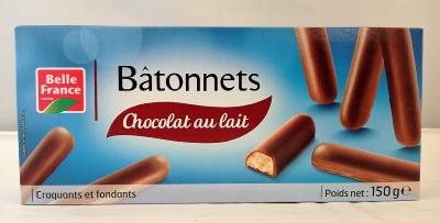 Bâtonnet chocolat au lait 150gr BF
