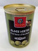 Olives vertes anchois 280gr Mont Péral